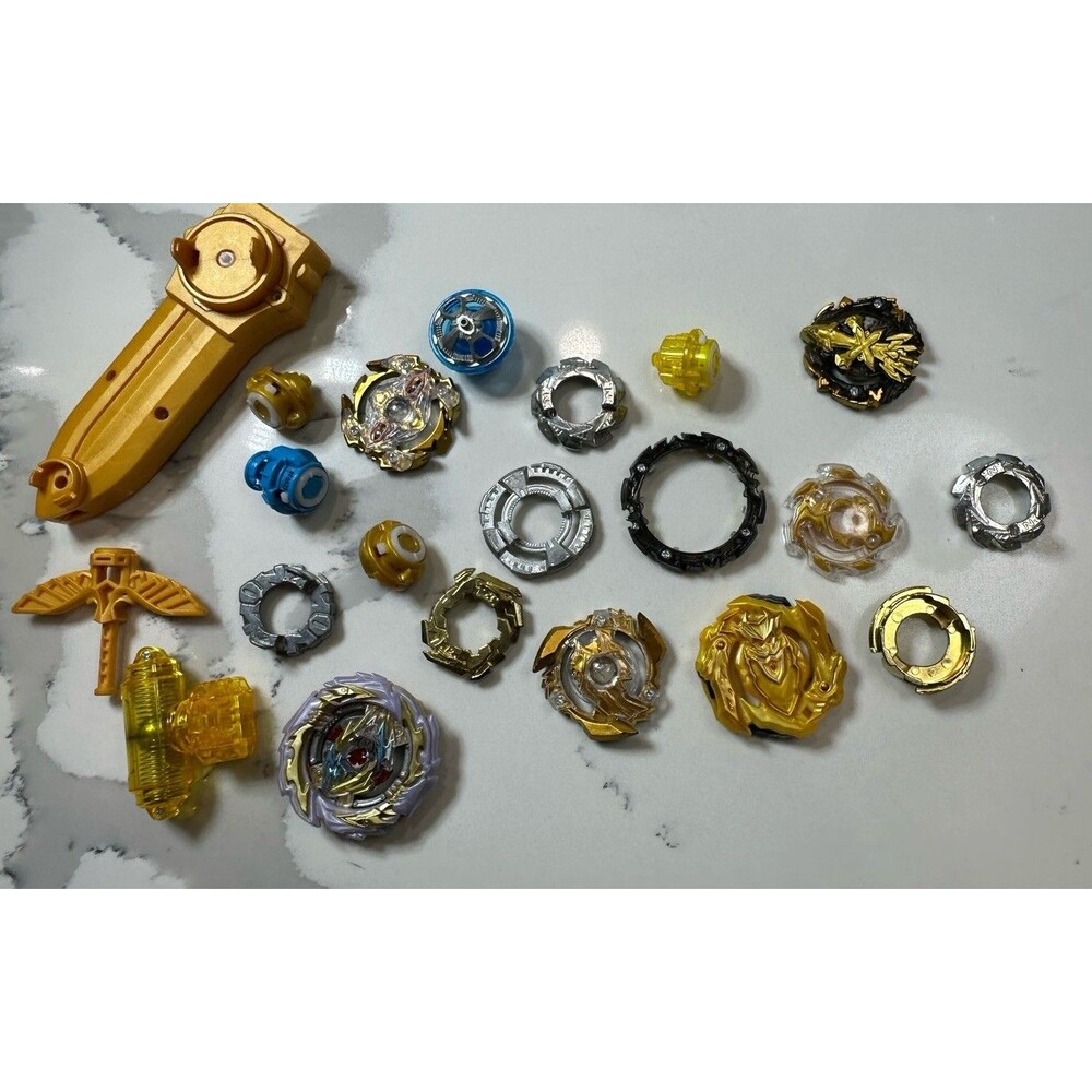Beyblade Burst Turbo Lot Gold Takara Tomy And accessories